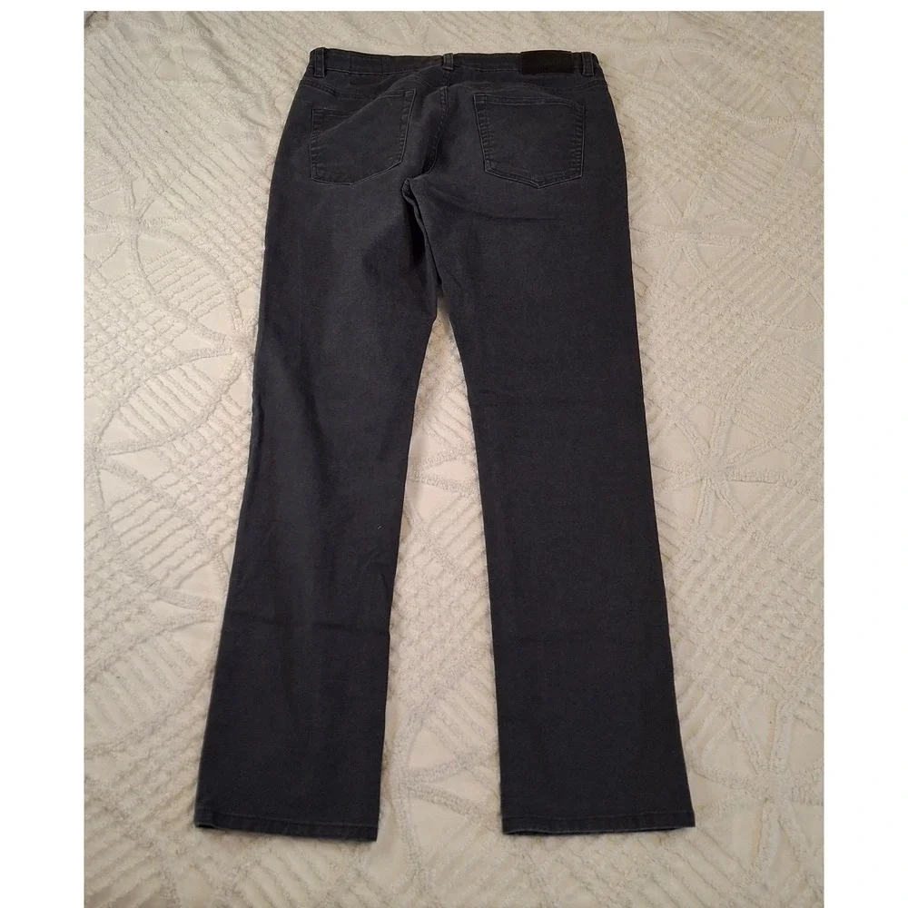 English‎ Laundry Mens 32x34 Straight Leg Jeans Charcoal Gray Stretch 5-Pocket